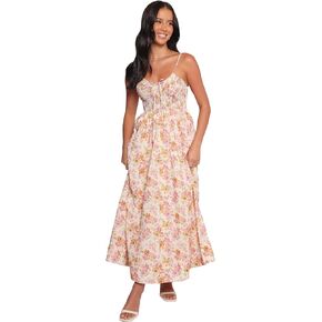 Petal & Pup Women's Salaca Maxi Dress Pink Orange in Kuwait