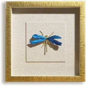 Butterfly Wall Decor,3d Bathroom Wall Art Paintings,Living Room Decor Aesthetic,Framed Canvas Wall Art Prints For Bedroom,Kitchen,Office,Gold Dragonfly Artwork for Walls,Dining Room,Animal Decorations in Saudi Arabia