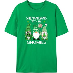 تي شيرت Lucky Charm لعيد القديس باتريك - تي شيرت برسومات Lucky The Leprechaun عتيقة 100% قطن in Kuwait