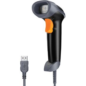 Eyoyo 2D Handheld USB QR Code Scanner, Wired Automatic Barcode Scanner Data Matrix PDF417 Bar Code Reader with USB Cable for Mobile Payment POS, Convenience Store, Warehouse, Supermarket in Kuwait