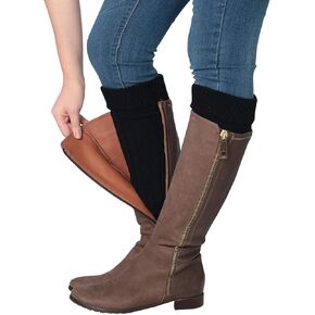 حذاء تدفئة الساق للنساء من Isadora Paccini مصنوع من نسيج مضلع in Kuwait