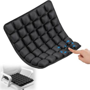 1pcs Travel Seat Cushion, Airplane Seat Cushion for Long Flight, Airplane Gadgets Inflatable Seat Cushions, 3D Inflatable Airbag PortableCushion With Air Pump,Ergonomic for Wheelchair Office Chair in Kuwait
