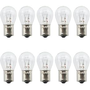 10PCS 1141 S8 Low Voltage Landscape Bulbs 12V 21W BA15s Single Pin Bayonet Automotive Turn Signal Bulbs for Garden Path Lighting Suitable for Cars RVs Trucks and SUVs in Kuwait