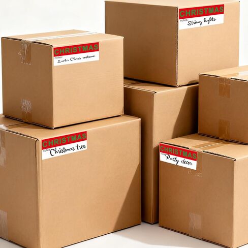 ملصقات مرمزة بألوان العطلات - عبوات متعددة - 40 قطعة من ملصقات تخزين الديكور الموسمي لعيد الميلاد والهالوين وعيد الفصح - ملصقات للمنزل والمكتب وتنظيم الفصول الدراسية، ومستلزمات النقل in Kuwait