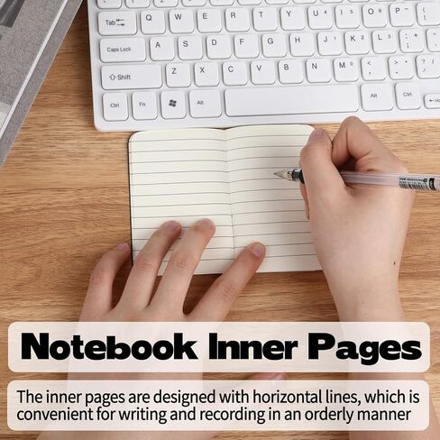 15 Pcs Pocket Notebook, Mini Composition Notebooks, Small Notepad 2.5" x 4", Softcover Kraft Paper Journal for Women Men Author Traveler, Blank Style Note Pads for Work Business Travel Writing (Black-Blank) in Saudi Arabia