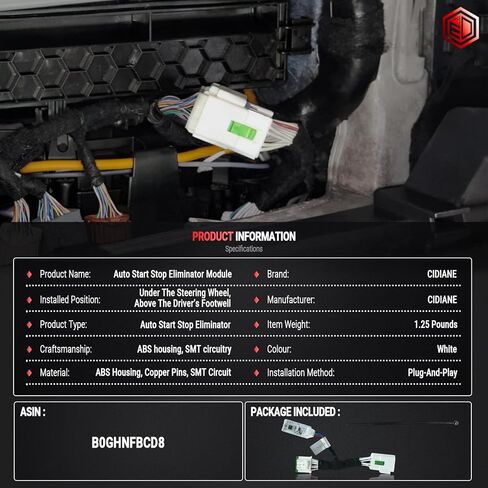 مزيل إيقاف التشغيل التلقائي متوافق مع Ford F150 2021 2022 2023 2024 2025 وحدة تعطيل التوصيل والتشغيل التلقائي in Kuwait