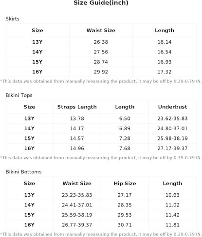 Verdusa Girl's 3 Piece Floral Halter Bikini Sets Thong Bathing Suit with Cover Up Skirts in Saudi Arabia