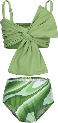 Girls Shoulder Straps Summer Beach Swimming Swimsuits Kids Two Piece Swimwear for Swimming Pool in Saudi Arabia