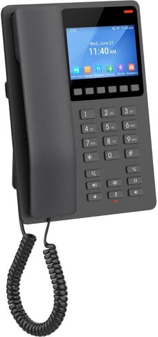 Grandstream GHP631W Hotel IP Phone | 2 Lines, 2 SIP Accounts | 3.5-Inch Color Display | Wi-Fi 6 | Black in Saudi Arabia