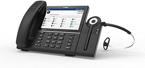 Global Teck Bundle for Mitel Wireless DECT Headset for MiVoice 6930, 6940 Phones - This Headset is only Compatible with 6930 and 6940 Mitel Models - Includes Two Soft Leatherette Cushions in Saudi Arabia