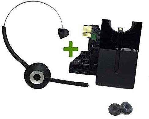 Global Teck Bundle for Mitel Wireless DECT Headset for MiVoice 6930, 6940 Phones - This Headset is only Compatible with 6930 and 6940 Mitel Models - Includes Two Soft Leatherette Cushions in Saudi Arabia