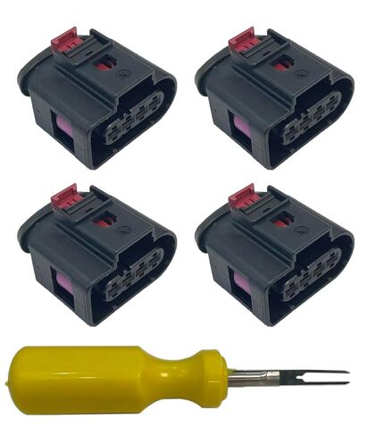 4 قطعة ملف الإشعال موصل قابس 8K0971994 يناسب لشركة فولكس فاجن لأودي in Kuwait