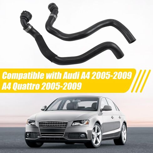 سخان خرطوم سخان المبرد الأساسية إلى الأنابيب 8E1819373R متوافق مع Audi A4 Quattro 2005 2006 2007 2008 2009 استبدال 8E1819373C 8E1819371T in Saudi Arabia