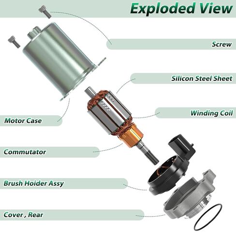 Power Shift Control Motor & Angle Sensor Compatible with Honda Rancher 420 TRX420FA/FE/TE/FPA/FPE Foreman 500 TRX500FE/FA/FPE, Pioneer 500 1000 Replace 430-58007 CMU0004 31300-HP5-601 in Kuwait