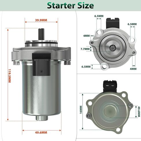Power Shift Control Motor & Angle Sensor Compatible with Honda Rancher 420 TRX420FA/FE/TE/FPA/FPE Foreman 500 TRX500FE/FA/FPE, Pioneer 500 1000 Replace 430-58007 CMU0004 31300-HP5-601 in Kuwait