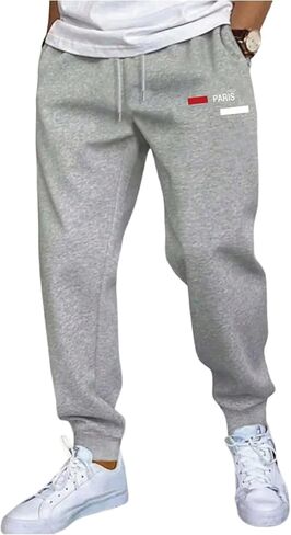 GORGLITTER Boy's Fleece Sweatpants Graphic Elastic Waist Jogger Pants with Pockets in Saudi Arabia