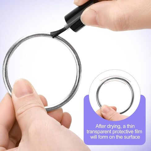 Jewelry Protective Coating,Jewelry Sealant, Clear Invisible Long-Lasting Protection Forms a Protective Barrier Between Skin and Metal Suitable for Earrings, Rings, and Bracelets in Kuwait