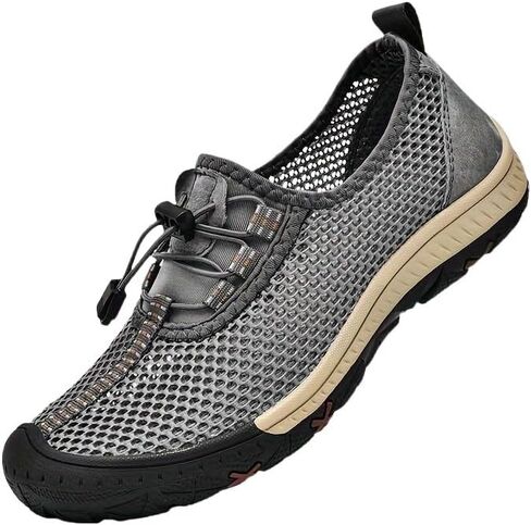 Large-Size Men's Summer mesh Breathable Casual Sports Shoes. Easy to Put on and take Off. Anti-Slip and Durable. Fashionable and Versatile. Suitable for Beach, Outdoor and Daily use. in Saudi Arabia