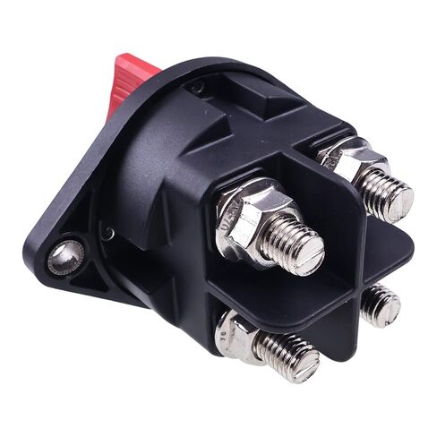 JEENDA Red 4 Position 2 Pole Master Battery Disconnect Switch 880175 35-524-131-S-900 Compatible with Dual Pole w Lock Out 48VDC 500 Amp YDXFDPARTS in Saudi Arabia