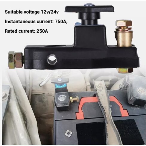 12V 24V Heavy Duty Battery Isolator Switches,Car Battery Disconnect Isolator Cut Off Switches,Universals Battery Terminal Anti-Leakage Switches for Car Truck Boat in Saudi Arabia