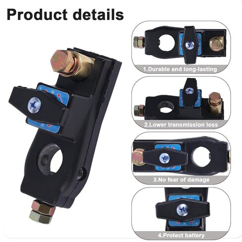 Battery Disconnect Switch, Heavy Duty Quick Disconnect Battery Cut Off Switch High Current Master Power Cut Isolator Kill Button for 12v 24v Car RV and Marine in Saudi Arabia
