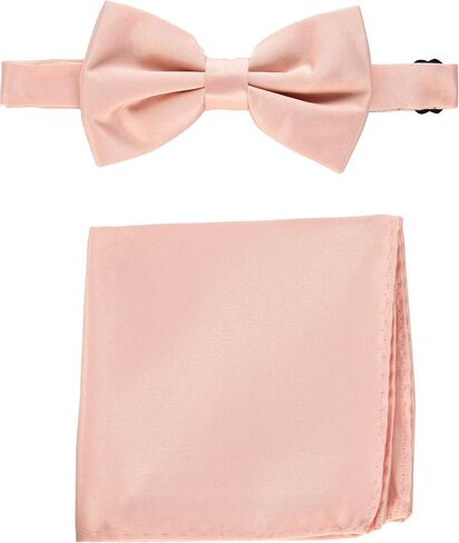 Vesuvio Napoli BowTie Solid Baby Blue Color Mens Bow Tie & Handkerchief in Saudi Arabia