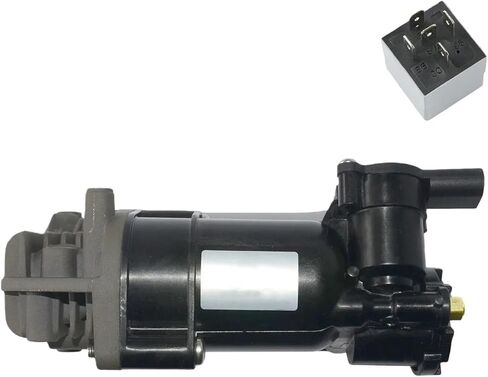 Air Suspension Compressor Pump + Relay 37106793778 Compatible With BMW E61 520d 525d 520i 523i 525i 530i 545i 525xd 530xd 525xi 530xi in Kuwait