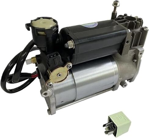 Compatible With BMW X5 E53 Airmatic Suspension Compressor Pump With Relay Auto Car Accessories 37226787616 in Kuwait