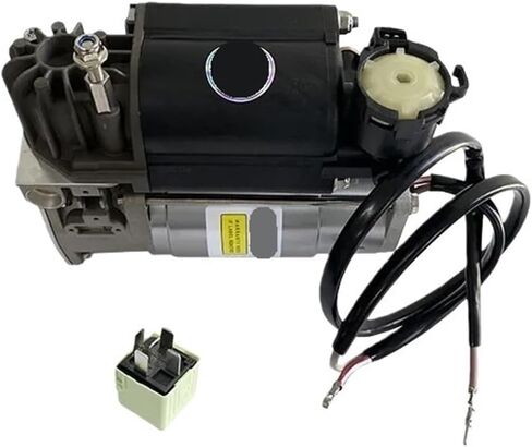 Compatible With BMW X5 E53 Airmatic Suspension Compressor Pump With Relay Auto Car Accessories 37226787616 in Kuwait