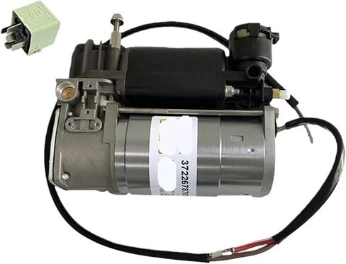 Compatible With BMW X5 E53 Airmatic Suspension Compressor Pump With Relay Auto Car Accessories 37226787616 in Kuwait