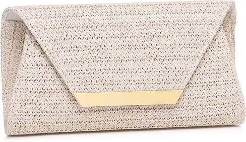 Gurina Elegant Patent Leather Clutch Purse for Women, Formal Evening Clutch Bag with Chain for Wedding Party Prom in Kuwait