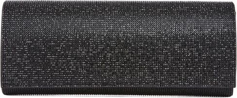 Lady Couture Tina Handbag for Women, Sparkling Evening Clutch with Removable Gold Chain Strap, Rhinestone Satin Clutch in Saudi Arabia