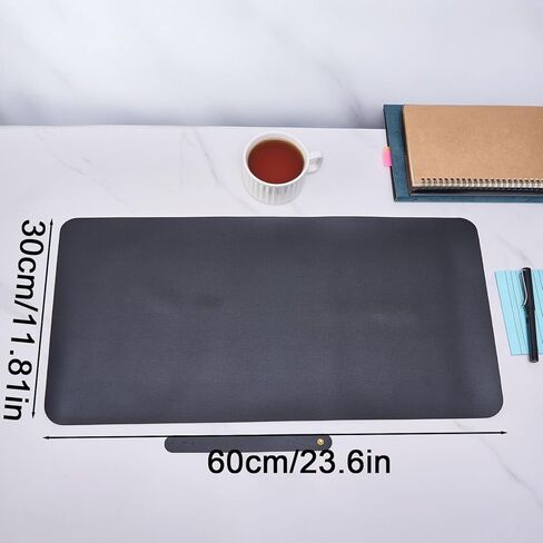 1 Pack Countertop Protector Mat - Black Desk Mat for Office and Home (23.6" x 11.8") in Saudi Arabia