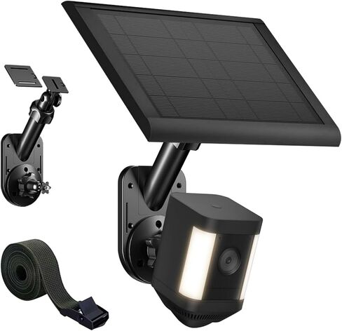 عمود 2 في 1 وحامل حائطي لكاميرات الحلقة | متوافق مع كاميرا Ring Spotlight Cam Pro/Plus وكاميرا Stick Up والألواح الشمسية | برغي عالمي 1/4 بوصة لكاميرات Arlo وEufy وWyze والمزيد من الكاميرات وأجهزة الشحن الشمسية in Kuwait