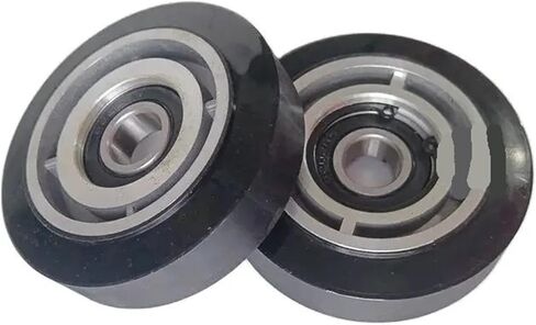 Escalator Step Roller Black Wheel 80 * 23 * 6202 Escalator Elevator Spare Parts OD 80mm W 23mm Bearing 6202RS in Saudi Arabia