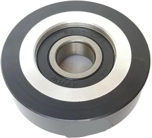 76 * 20 * 6204 Escalator Parts Step Roller Aluminum Alloy Wheel Hub OD 76mm W 20mm Bearing 6204-2RS in Saudi Arabia