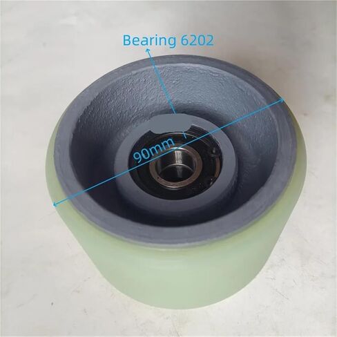 Escalator Driven Roller 90 * 60 * 6202 Elevator Spare Parts Wheel OD 90mm W 60mm Bearing 6202RS in Saudi Arabia