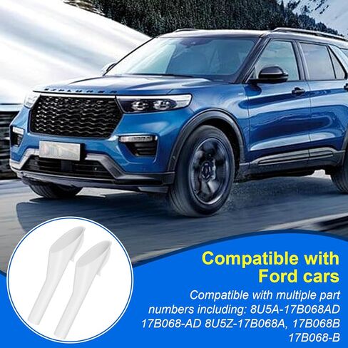 أنبوب قمع خزان الغاز لحشو الوقود، استبدل 8U5A17B068AD 8U5Z17B068A 8U5Z17B068B متوافق مع Ford F150 Transit لنكولن بدون غطاء قمع لعلبة الغاز لخزان السيارات كم أنبوبي للرقبة قطعتان in Kuwait