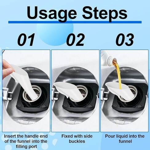 أنبوب قمع خزان الغاز لحشو الوقود، استبدل 8U5A17B068AD 8U5Z17B068A 8U5Z17B068B متوافق مع Ford F150 Transit لنكولن بدون غطاء قمع لعلبة الغاز لخزان السيارات كم أنبوبي للرقبة قطعتان in Kuwait