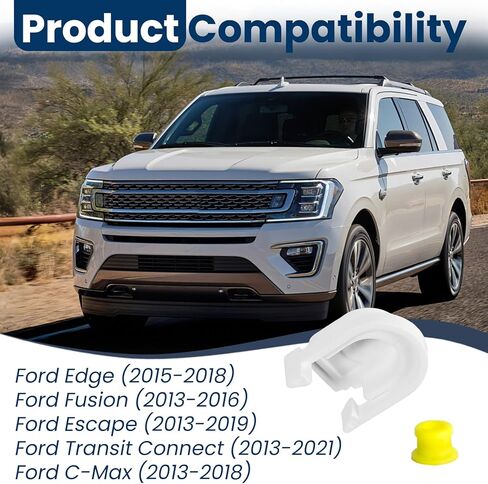جلبة كابل ناقل الحركة مع غطاء، تناسب Ford Edge/Fusion/Escape/Transit Connect/C-Max (2013-2021)، تحل محل KV6Z-7K340-A & DG9Z-7S004-A in Kuwait