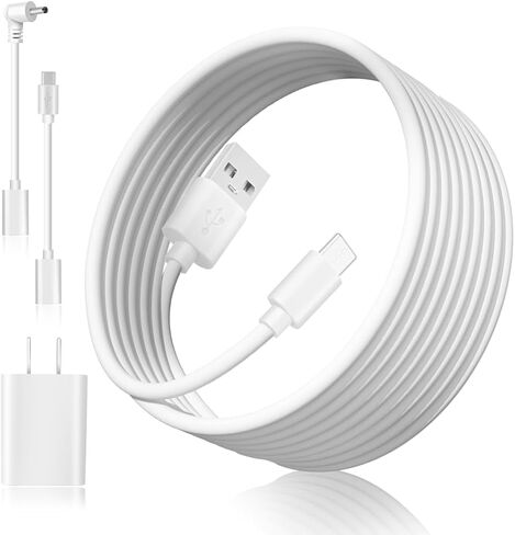 Power Adapter for Ring Indoor Camera (2nd Gen), 9.8FTMicro USB Ring Camera Power Cable (1Pack) in Saudi Arabia