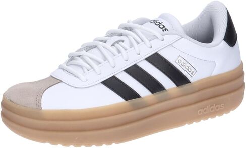 adidas Womens VL Court Maroon/White/Off-White 8 Medium in Saudi Arabia