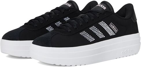 adidas Womens VL Court Maroon/White/Off-White 8 Medium in Saudi Arabia