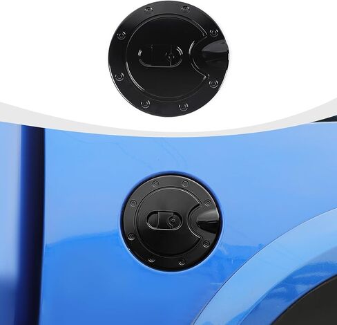 Fuel Filler Door Gas Tank Cap Cover Trim Compatible with Dodge RAM 2010-2017, Matte Black in Saudi Arabia