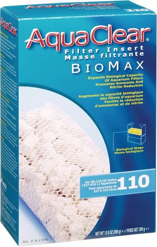 AquaClear BioMax Biological Material Remover Inserts – Replacement Chemical Filter Media for 50 Gallon Tank in Kuwait