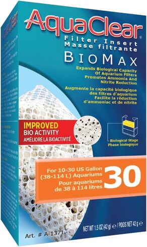 AquaClear BioMax Biological Material Remover Inserts – Replacement Chemical Filter Media for 50 Gallon Tank in Kuwait