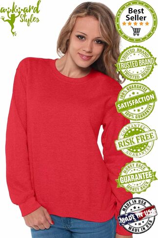 Awkwardstyles Women's Anchor White Crewneck Sea Marine Sweatshirt + Bookmark in Saudi Arabia