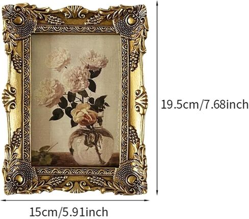 Peacock Statue Animal Sculpture Collection and Photo Frame Ornate Picture Frame Vintage Resin Decorative Photo Display Frame Ornament for Elegant in Saudi Arabia