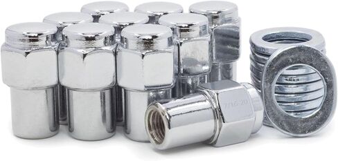 صواميل العروة 7 لكورفيت 1957-1982 لإمبالا 1958-1970 1977-1984 سطح مسطح من الكروم 75 غسالات عرقوب in Kuwait