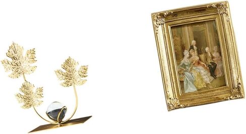 Leaf Sculpture Resin Bookshelf Ornament Glass Frame Decorative Holder Modern Home Collectibles Birthday Housewarming Gift Bedroom Holiday Poster Displ in Saudi Arabia